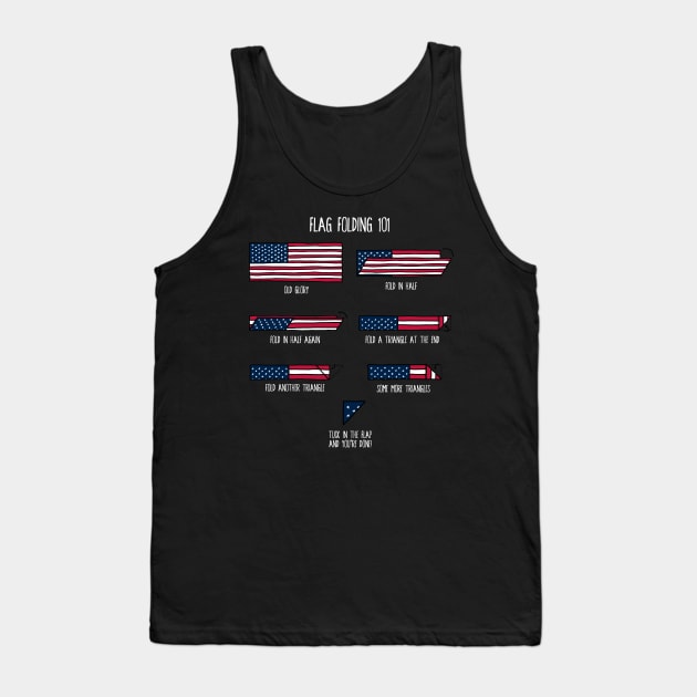 Flag Folding 101 Tank Top by fishbiscuit